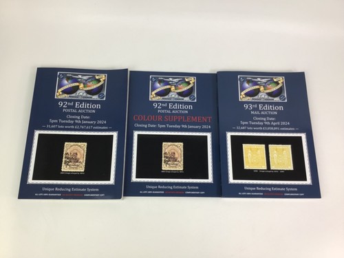 92nd +93rd Edition Postal Auction Bundle x 3 - Picture 3 of 8