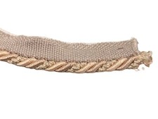 Beige Roped Cord Flanged Piping Sewing Trim 7/16 11mm Beige 1 Pc - 2yds  16"