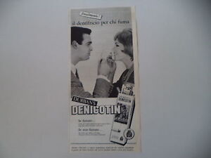 Advertising Pubblicita 1960 Dentifricio Durban S Denicotin Ebay