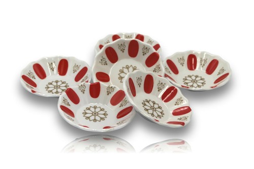 Melamine saucer cay tabagi Kahveci Cay Tabagi classic saucer red - Picture 2 of 2