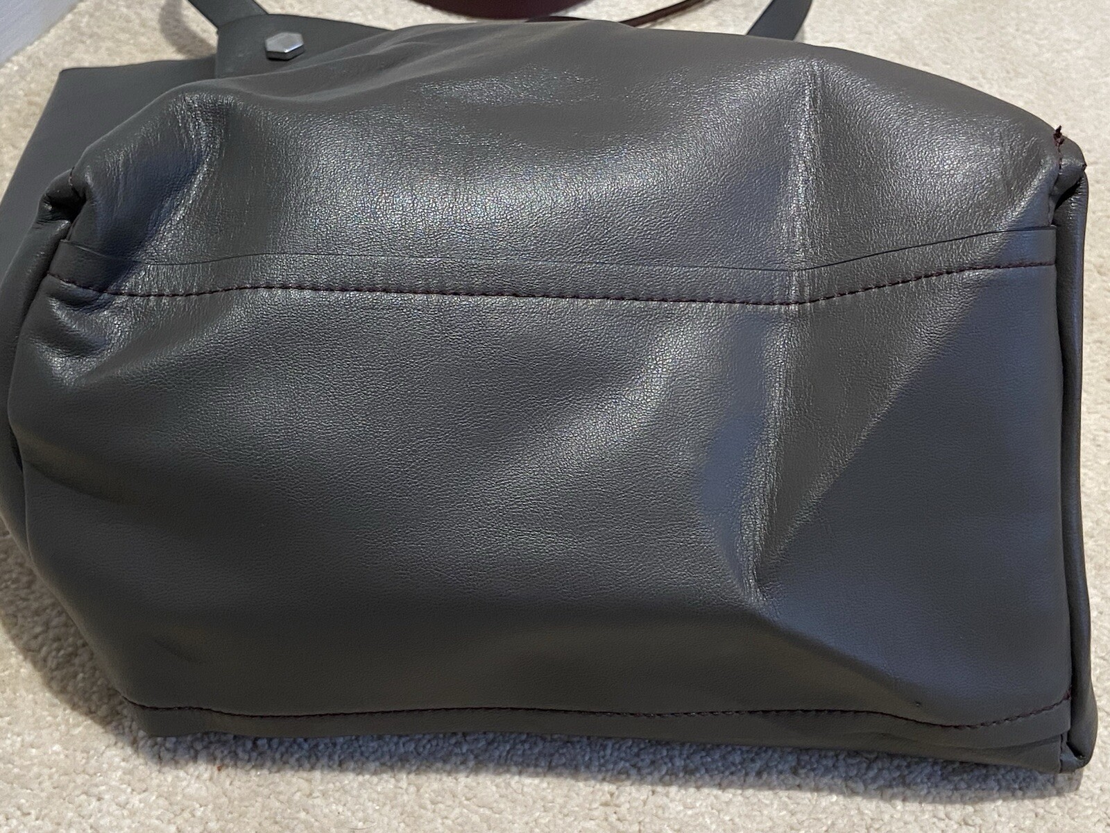 Zara Basic Collection Reversible Tote Handbag Gre… - image 12