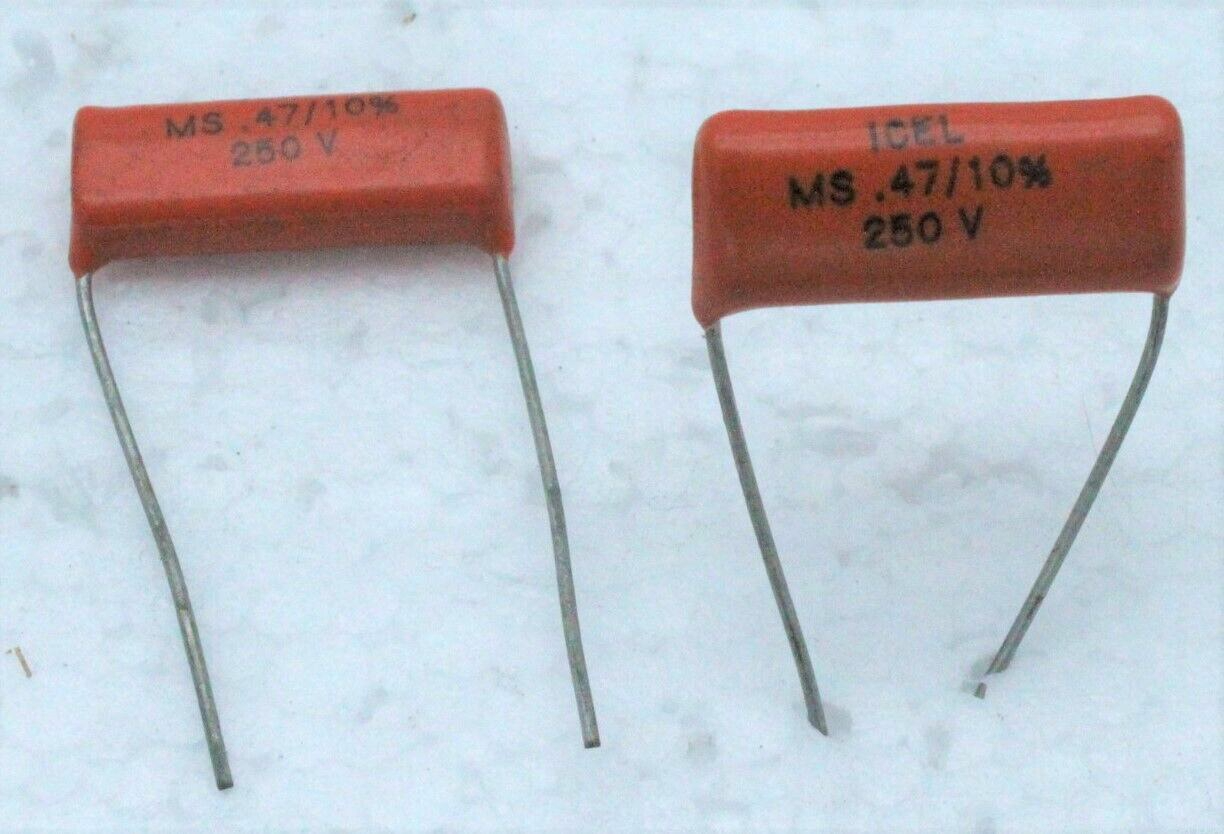 474J CONDENSATORE POLIESTERE 0,47 UF REOFORI LUNGHI 470.000 PF 400V - Foto 4