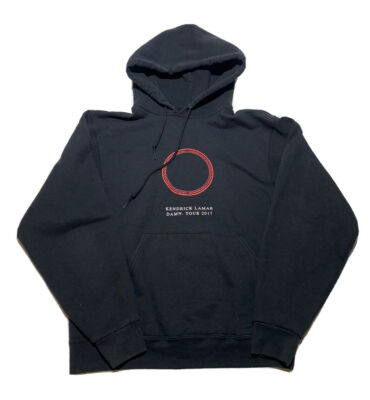 Kendrick Lamar 2017 Damn Tour 'Nobody Pray For Me' Hoodie sz S