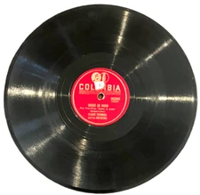 CLAUDE THORNHILL - Where or When / Snowfall - Columbia Record - 10" 78rpm