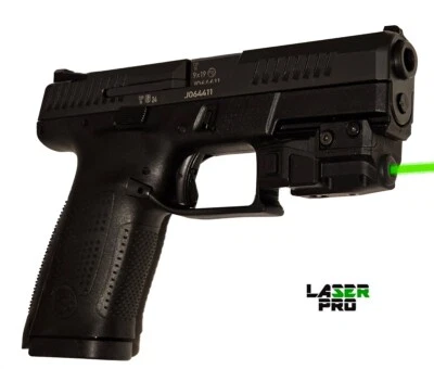 LASERPRO Green Laser Sight for CZ pistols w/ a rai: CZ P-10 P-01 SP-01 P-09 P-07 SHADOW 2