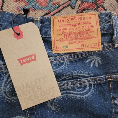 Unreleased Snoop Dogg Levis Lot 420 Mens SZ 38 Marijuana Unreleased Snoop Dogg Levis Lot 420 Mens SZ 38 Marijuana