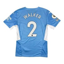 Kyle Walker 2 Manchester City Match Issue / Worn Home Shirt 2021-22