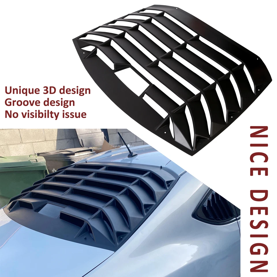 Rear Window Louver For Toyota 86 & Scion FR-S & Subaru BRZ 2013-2020 - Image 4 of 4