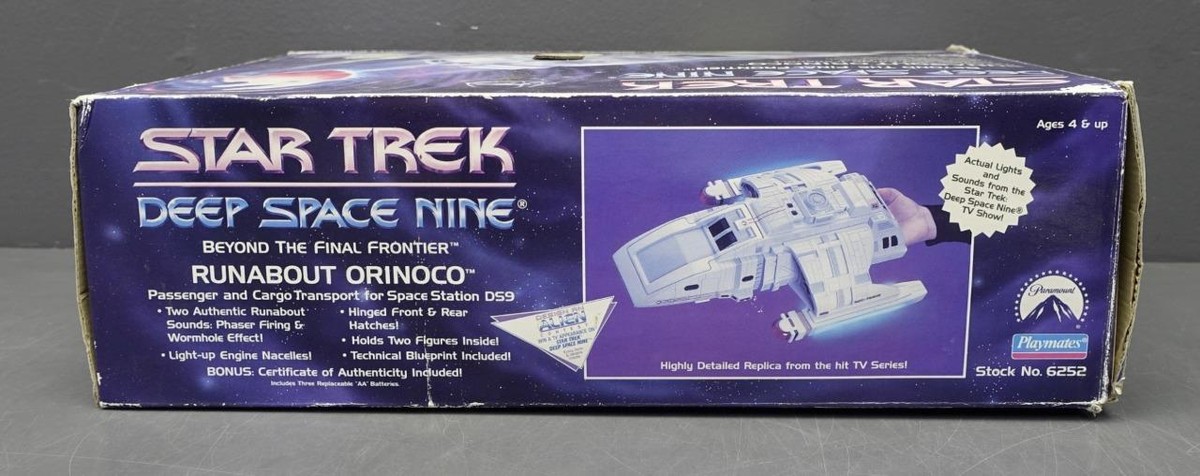 Star Trek Deep Space Nine Runabout Orinoco Vtg Toy Playmates