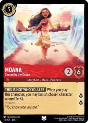 X4 MOANA Chosen by the Ocean (Playset) Uncommon 117/204 EN 1