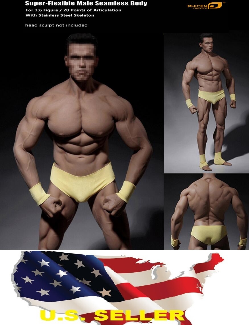 SUPER FLEXIBLE FIGURE 【PL2016-M34】 Amazon.com: Phicen 1/6 Scale Super Flexible Male Muscular