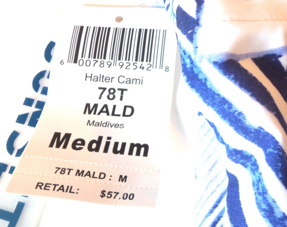 Traje de baño Tankini Sunsets Maldivas talla mediana superior, parte inferior grande nuevo con etiquetas $112 Foto 3 de 4