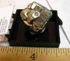 GOLDEN PYRITE THUMBNAIL IN CASE CUBIC MURO DE AGUQAS LA RIOGA SPAIN #159 — photo 4