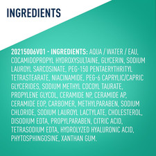 Foaming Facial Cleanser, Daily Face Wash for Oily Skin, Hyaluronic Acid  Cer...