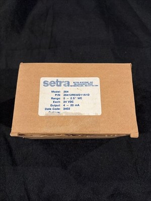 SETRA 264 26412R5WD11A1D DIFFERENTIAL PRESSURE TRANSDUCER  (NEW IN BOX)