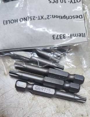 Torx Insert Bit T-25 2'' (10 Pack)