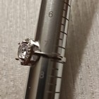 925 Sterling Silver  Ring Size 7.5 Cubic Zirconia Halo 1000 — photo 9