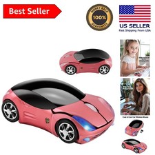 Compact Sports Car Mouse - Wireless, 3 Buttons, 1600 DPI for Gaming  Work