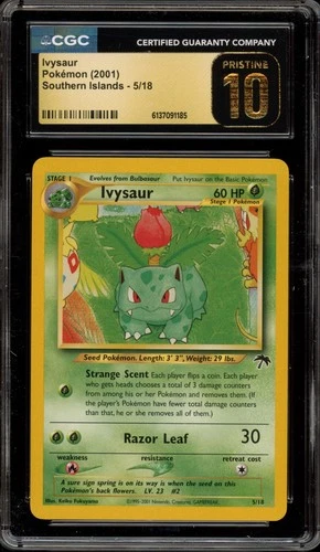 Pokemon Ivysaur Southern Islands Promo #5 CGC 10 Pristine