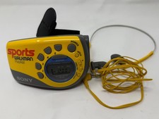 Sony Sports Walkman SRF-M78 Portable FM/AM Radio w/ Armband MDR-W10 Earphones
