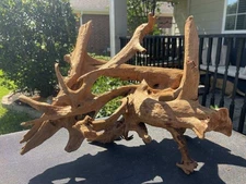 MALAYSIAN WOOD AQUARIUMS FISH REPTILES DECORATION PET SUPPLIES ART GARDEN