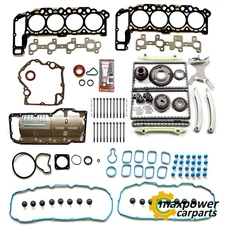 Timing Chain Kit Timing Cover Gasket Head Bolts For Dodge Ram 1500 4-Door 2-Door