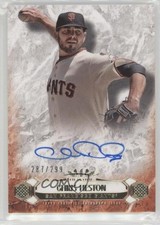 2016 Topps Tier One Breakout 287/299 Chris Heston #BOA-CHS Auto a2v
