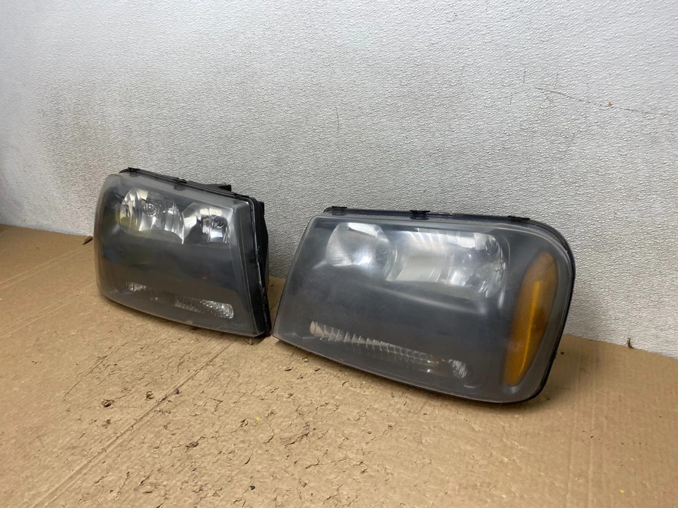 Chevrolet Trailblazer 2006 2009 faro izquierdo+derecho barra de media parrilla al ras V3854 Foto 2 de 4