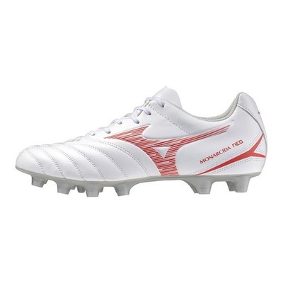 Mizuno Fußballschuhe Monarcida NEO 3 SELECT breit leicht weiß/rot 24,5-29 cm