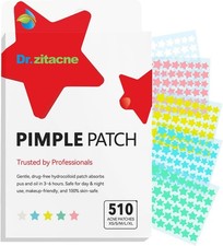 Pimple Patches, Acne Patches Hydrocolloid for Face, Cute Star Zit Covers,