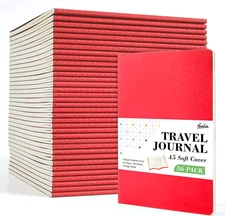 36 Pack Soft Cover Journal Bulk, Lined Blank Travel Journal for Women Men Writin