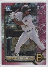 2022 Bowman Chrome Prospects Mega Box Fuchsia Mojo Refractor Maikol Escotto 0xz8