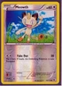 2012 POKEMON MEOWTH 106/149 BLACK & WHITE BOUNDARIES CROSSED REV HOLO NM (M2)
