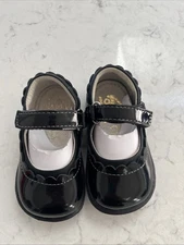 See Kai Run Jane II Black Patent Leather Mary Jane Shoes Size Toddler Girl 5
