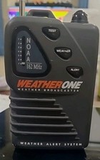Weather One Weather Broadcaster Radio Model W731.EUC.