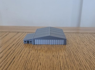 Neu 3D gedruckt - 1:400 Cessna Aircraft Hanger - Flugzeug Diorama Modell.