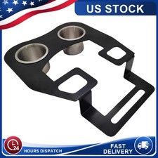 Armrest Console Dual Cupholder Insert Stainless For Chevy Obs Truck 1995-1999 Us