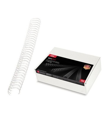 GBC WireBind Binding Wires, 8 mm, 70 Sheet Capacity, A4, White, Pack of 100, RG8