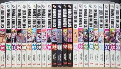 Undead Unluck Manga Vol 1-24 English Viz Media Brand New Set by Yoshifumi Tozuka