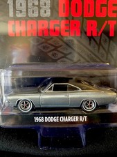 Greenlight CHASE RAW 1968 Dodge Charger R/T Hobby Exclusive 1:64 Diecast Car
