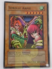 Sorelle Arpie / Harpie Lady Sisters ® Super Rara ® PMT-I009 ® Italiano ® EX