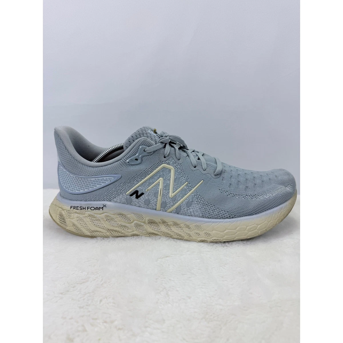 New Balance Fresh Foam X 1080v12 Light Slate Grey Bone Running Shoes Men\'s 8 D New Balance Fresh Foam X 1080v12  main image 3