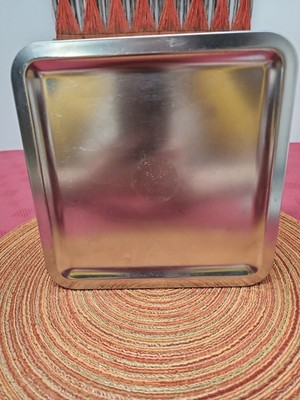 Vintage Revere Ware 1801 Pre 1968 Covered 7.5''X 7.5'' Stainless Steel Baking Pan