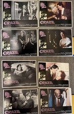 Craze 1974 Original Cinema Lobby Cards (Full Set Of 8 Cards)