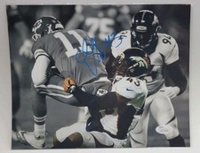 TJ Ward Signed Autographed Denvers Broncos 8x10 Color Photo JSA