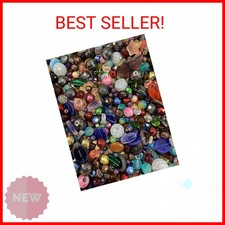 Assorted Glass Beads for Jewelry Making, DIY Lamp Work, Arts and Crafts, and Dec