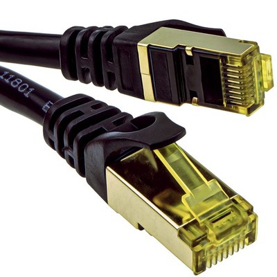 CAT7 Ethernet RJ45 Kabel 10Gig F/FTP Abgeschirmtes Netzwerk High Speed Gold Lot