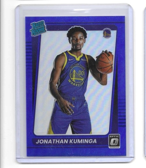 2021-22 Panini Donruss Optic 190 RC Jonathan Kuminga Blue /59