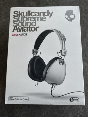 Skullcandy Aviator ROCNATION Supreme Sound White – Sealed