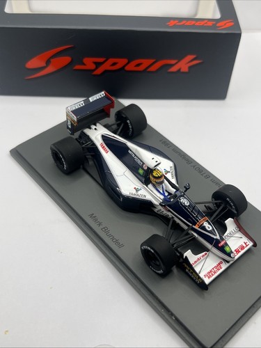 Brabham BT60Y Yamaha Mark Blundell Formel 1 Belgien 1991 1:43 Spark 7441 - Bild 3 von 6